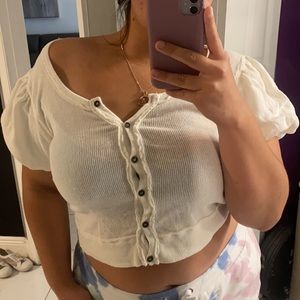 Free people white shirt